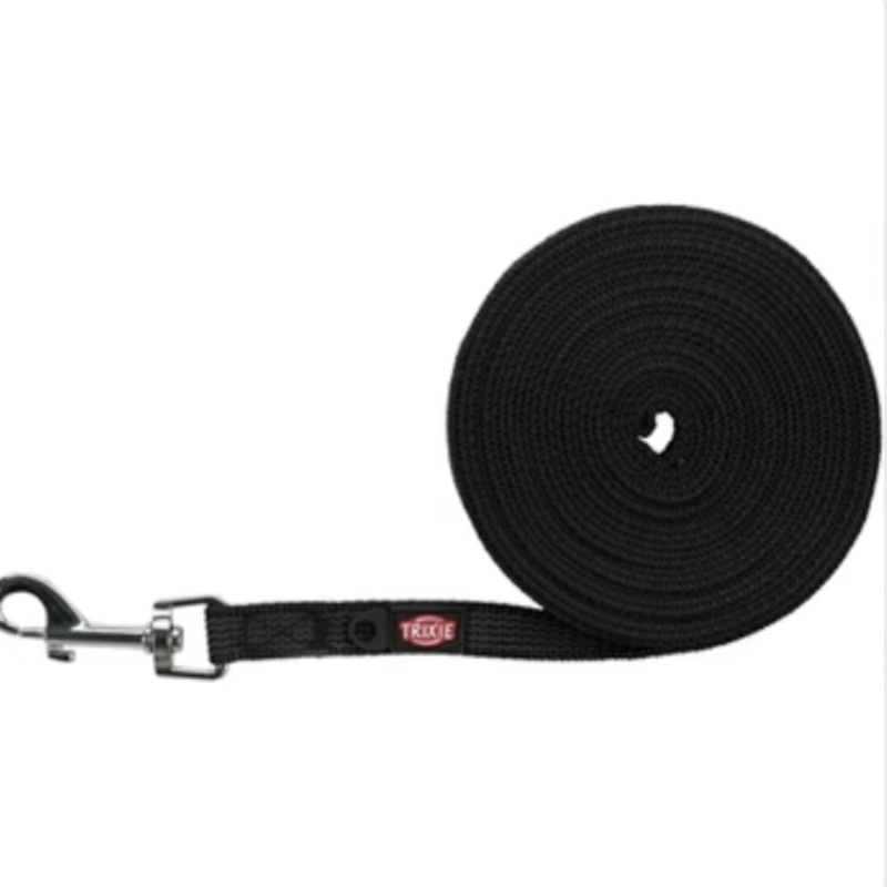 Hundeleine Gummiert Schwarz